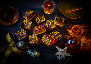 Stem Ginger Millionaires Shortbread